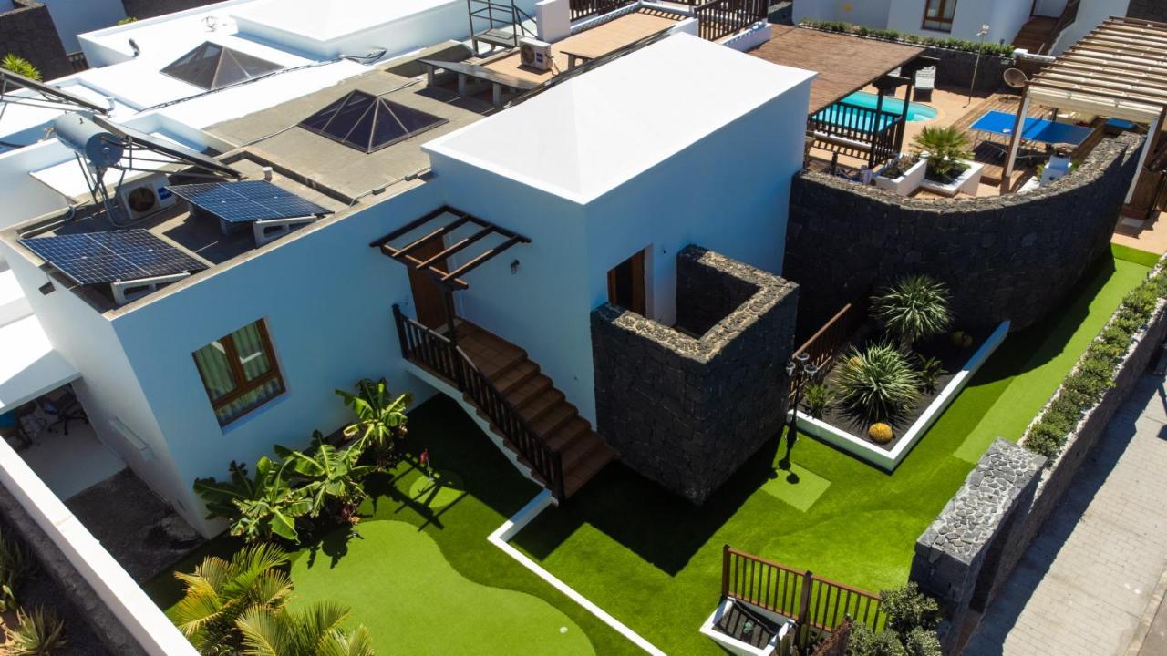 Villa Cavendish With Sea Views And Heatable Pool Close To Flamingo Beach Playa Blanca  Kültér fotó